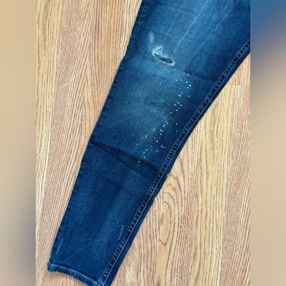 Zara denim splatter paint 32 - Picture 6 of 11
